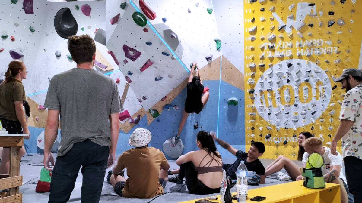 Climbing community event